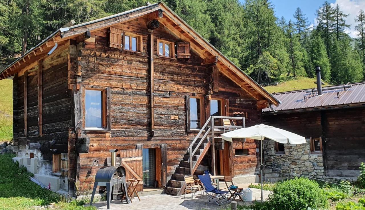 Chalet Biene - Swiss Alp Chalet With Sauna And Jacuzzi Ulrichen Exterior foto