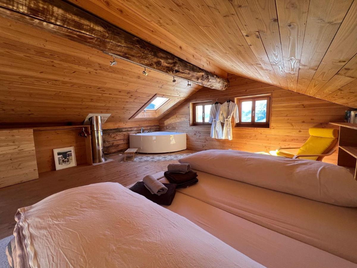 Chalet Biene - Swiss Alp Chalet With Sauna And Jacuzzi Ulrichen Exterior foto